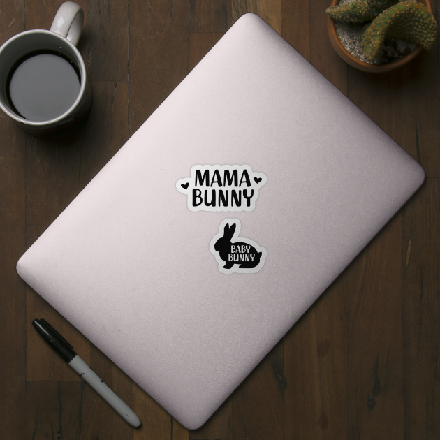 Pregnancy - Mama bunny Baby Bunny by KC Happy Shop